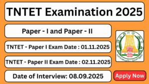 TNTET 2025 Notification
